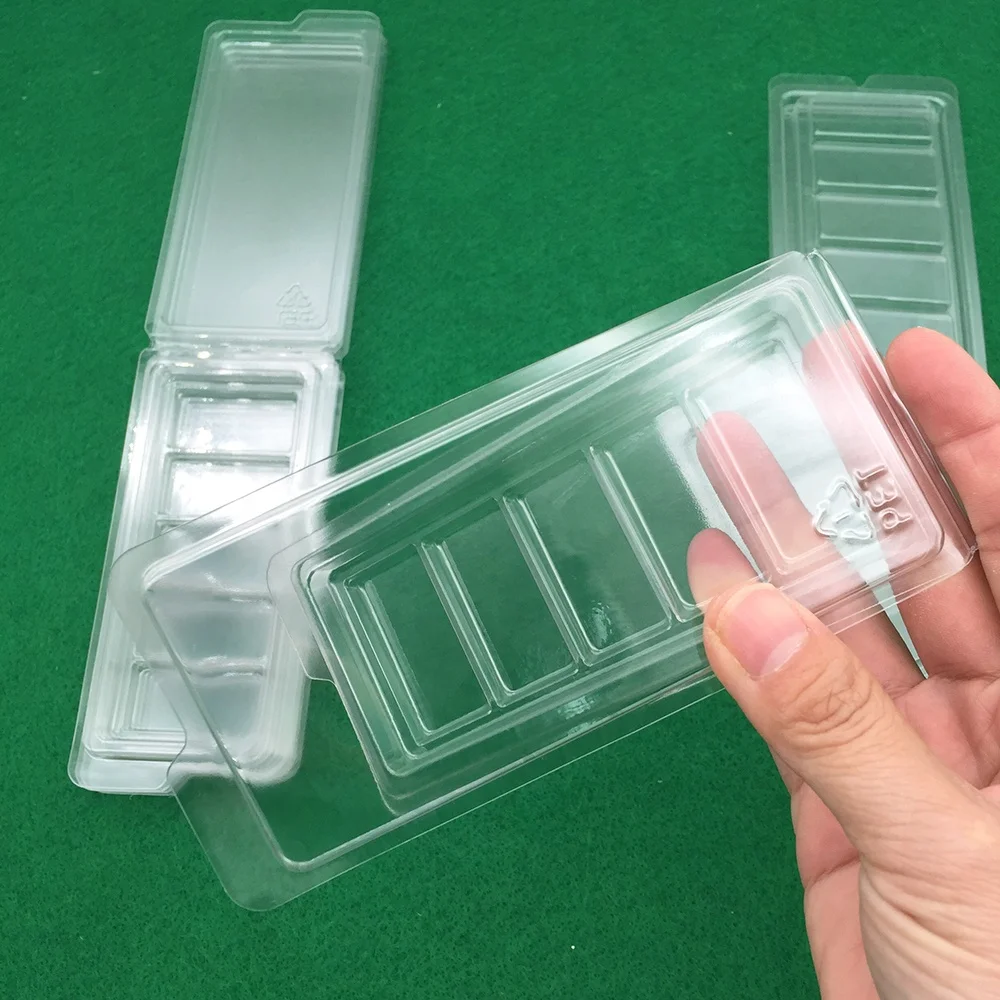 Custom Wax Melt Clamshell 5 Cavity Snap Bar Wax Melt Clamsehll