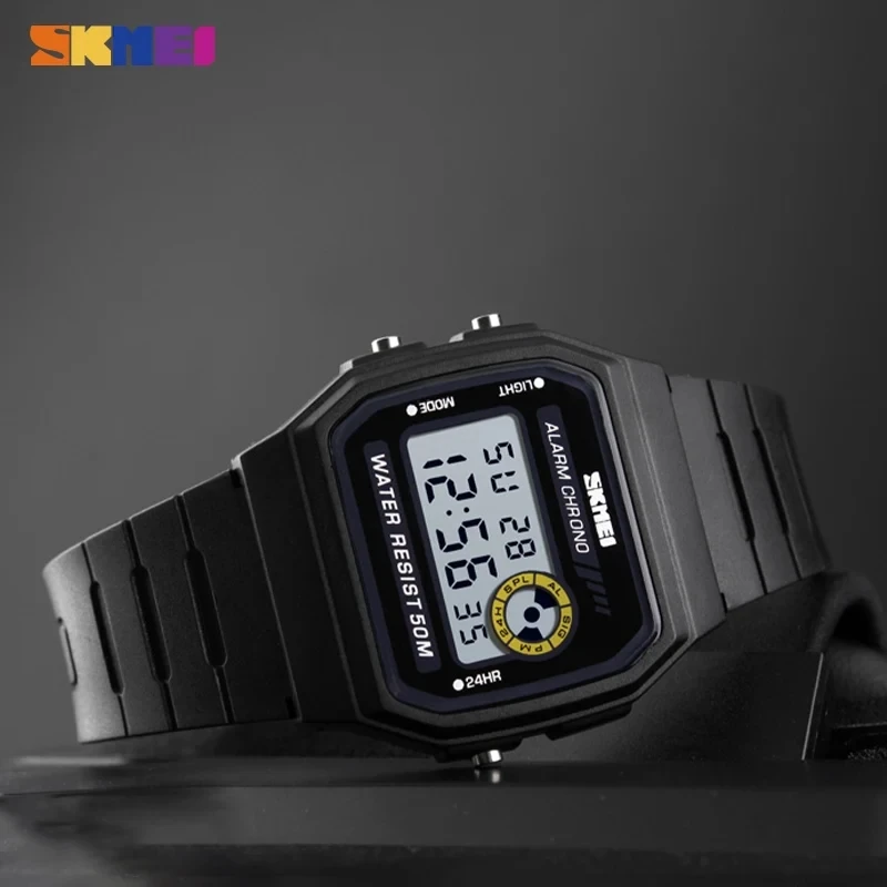 Skmei 1413 Top Brand Luxury Sport Watch Men 50M Waterproof Digital Watches Dual LED Display Wristwatches Relogio Masculino