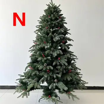 Factory Wholesale 5-10ft PE PVC Artificial Christmas Tree with Pine Cones for Christmas Home Decoration