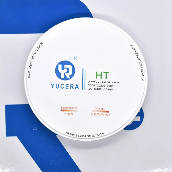 Good Price Dental Zirconia Block Dental Zirconium Blank Ht White Zirconia Disc for Aesthetic restoration