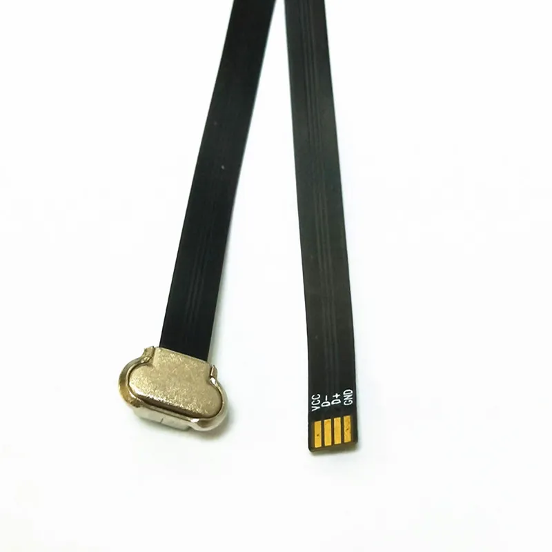 2020 Newest Design 90 Degree Right Angle USB to Micro USB Flat Ribbon Cable Data Charging Cable