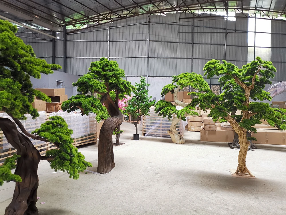 2m Hohe Knstliche Bonsai-Kiefer fr Zuhause, Indoor-Dekoration,  Bonsai-Pflanze aus Holz