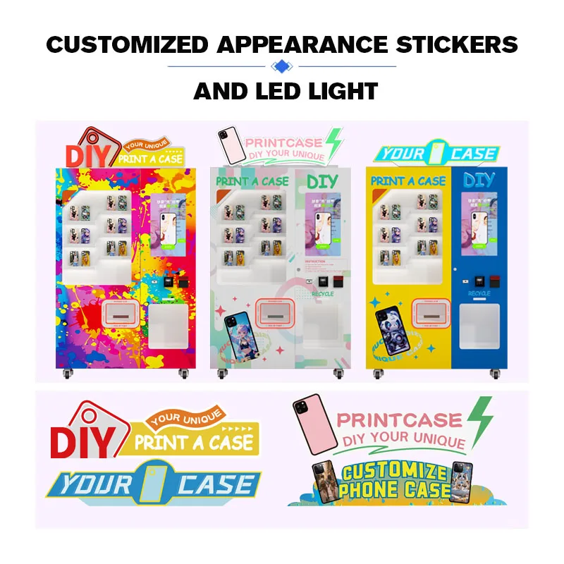 Phone Shell Printer Machine Smart Vending Machine Intelligent Vending for Shopping Mall and Scenic Spot Special Gift