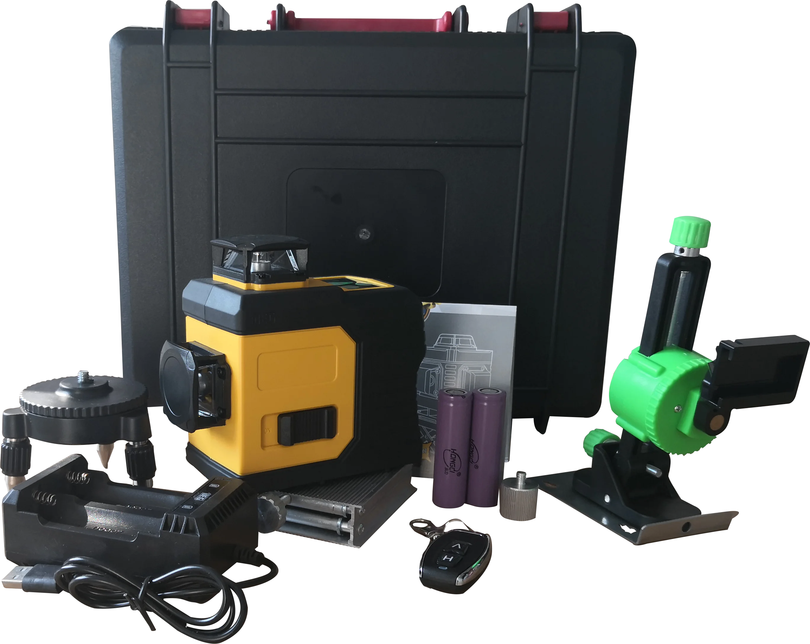 Laser level multi-functional infrared laser marking device with level measuring tape