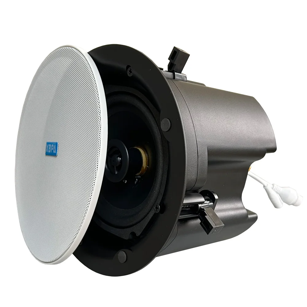 IP Network Audio SIP/IP/POE RJ45 Ceiling Speakers Installed in School Hotel Shopping Mall Hospital Building