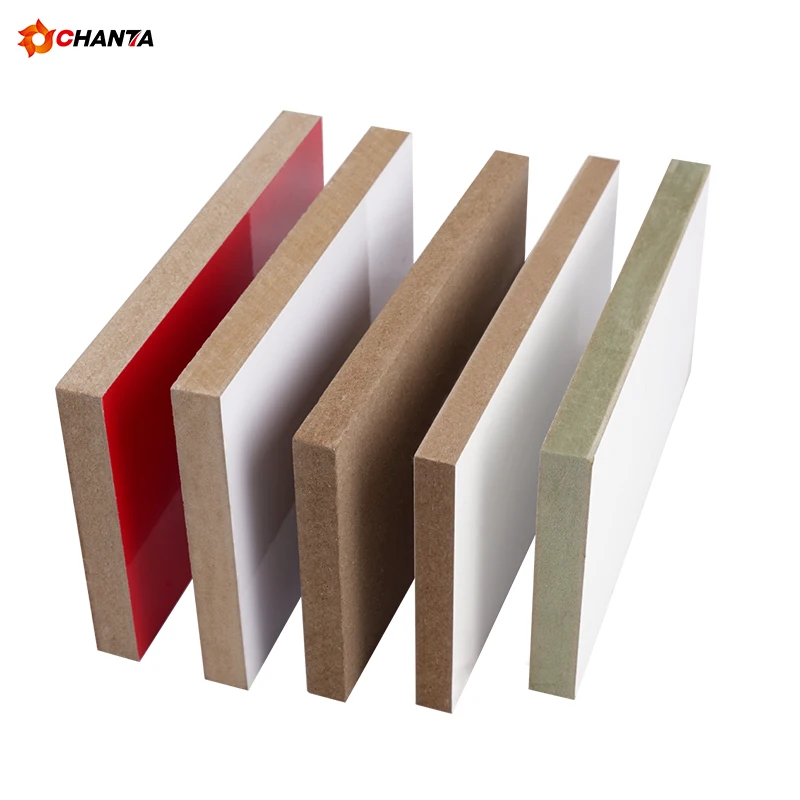 Melamine Mdf in Turkey Core and Color Can Be Customized Decoration 4mm 5mm Mdf Board Melamine