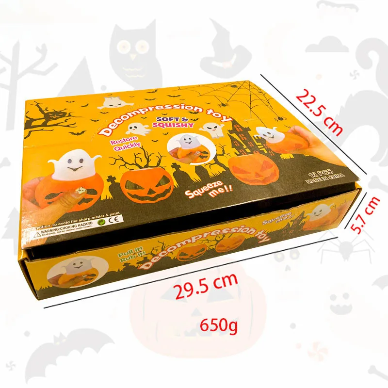 M2013 Хэллоуин Игрушка призрак белка чашка мягкие игрушки для декомпрессии милые снятия стресса Тыква сжимаемые
