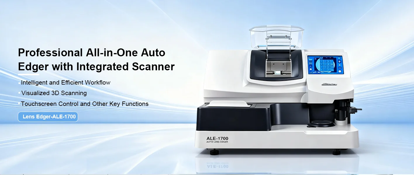 Optical Patternless Auto Lens Edger Machine ALE-1700 Built-in 3D Scanner and Frame Tracer for Optical Shops