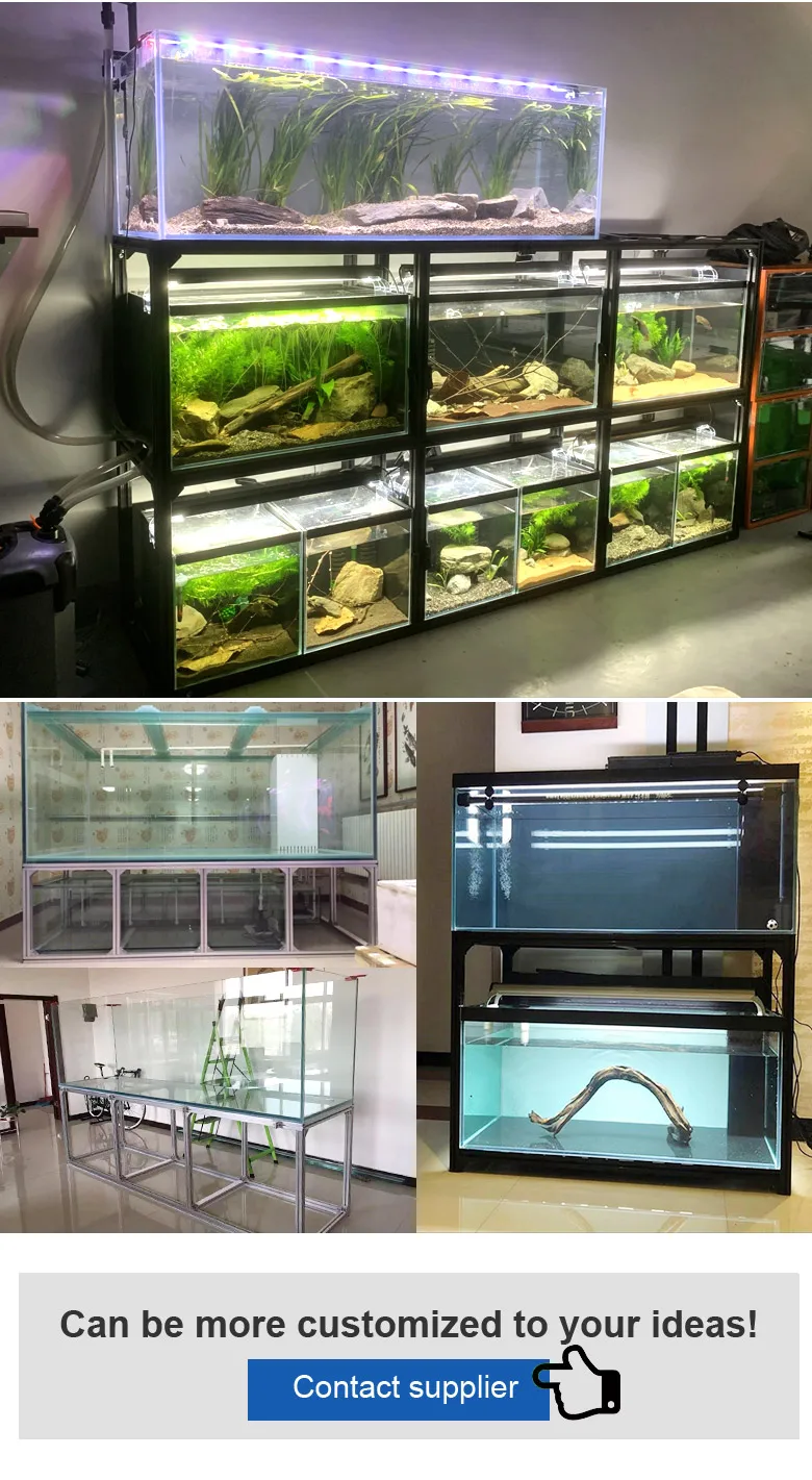 Fish Tank Aquarium With extruded profile