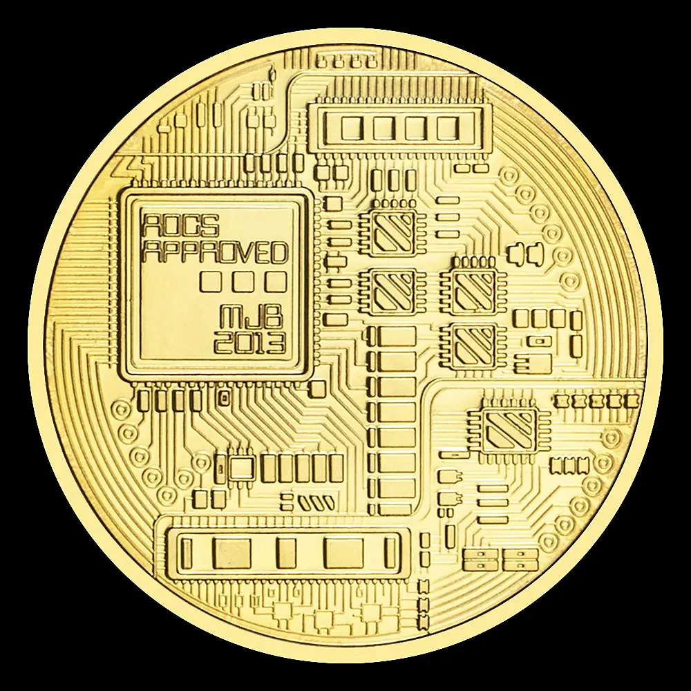 Hot Sale Monero Physical Coin Gold Plated 3D Metal Commemorative Souvenir  Coin for Fans or Collection
