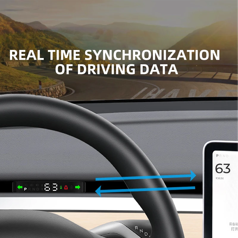 V613 Fully Functional Hidden Air Code Meter HUD New Update Car LED HUD Speed OBDII Universal Digital Head up Display HUD