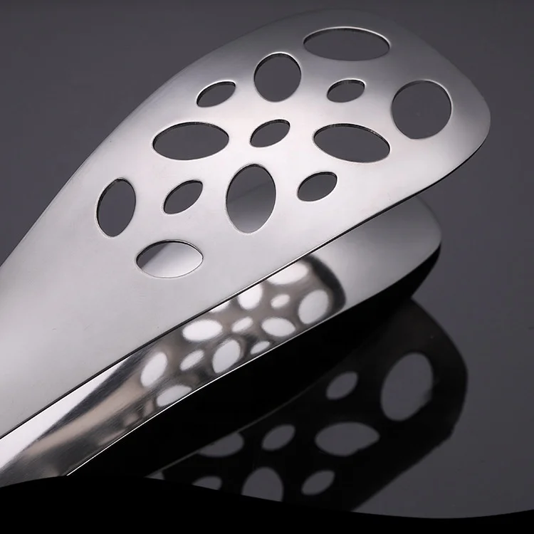 Kitchen Utensils Tool Steak Serving Salad Clamp Stainless Steel Bbq