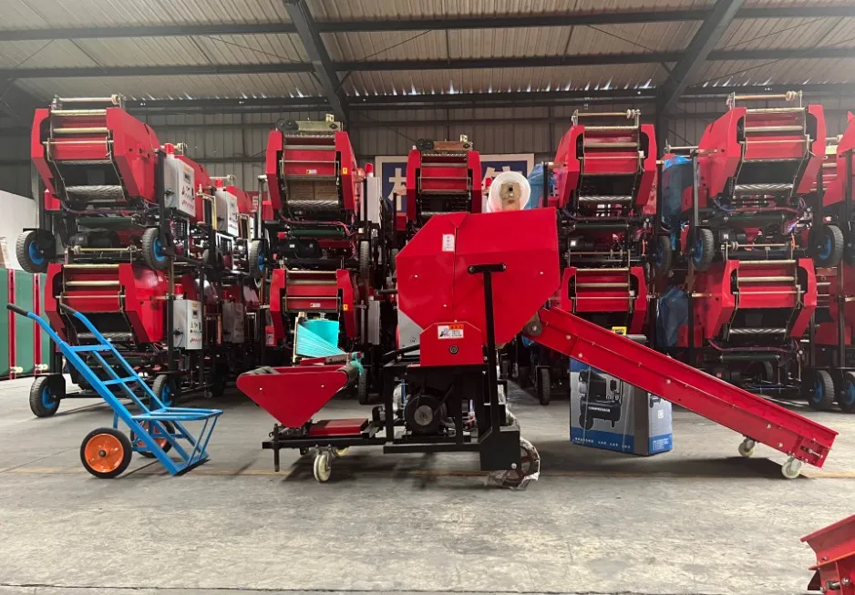 Hay Packing Machine 1 Ton Silage Baler Round Straw Baler Machine
