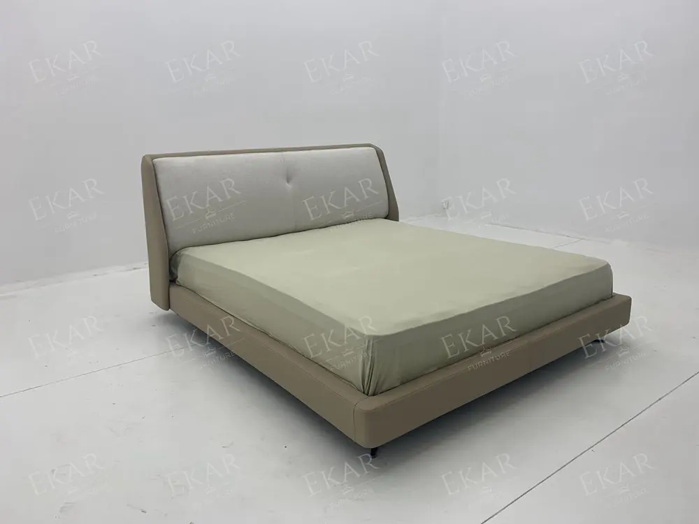 product aluminum alloy bed frame with mirror finish gunmetal legs-69