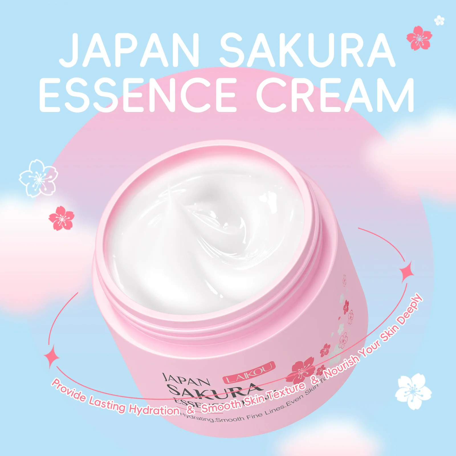 Japan Sakura Face Beauty Cream - Anti-Wrinkle Moisturizer