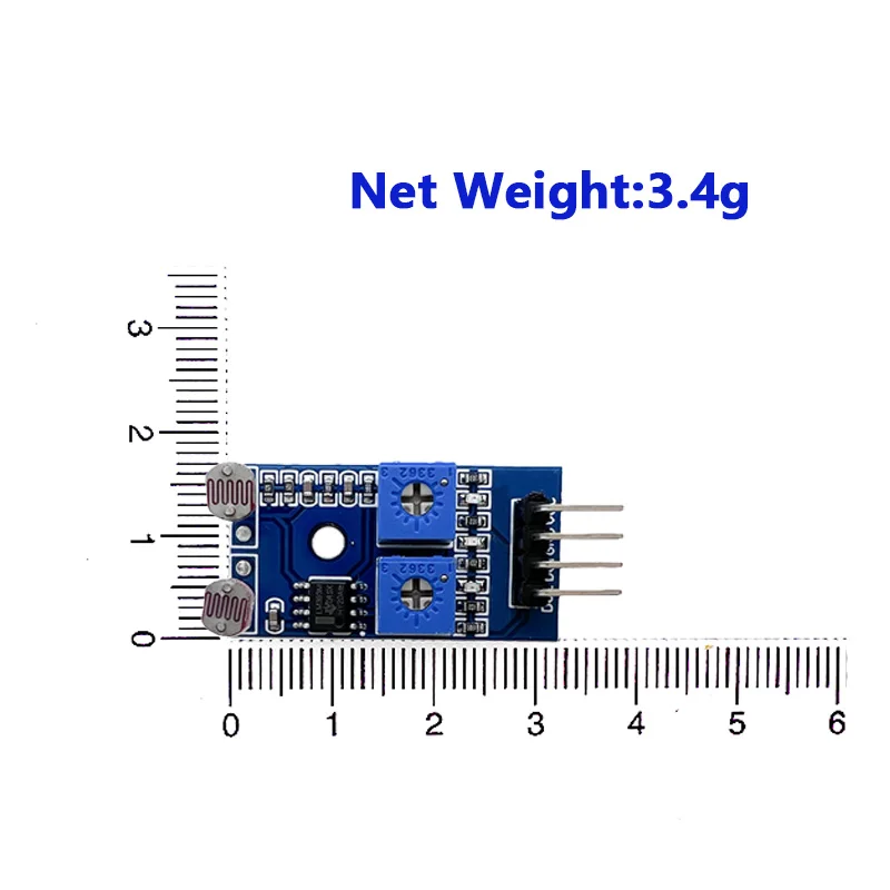 4 Pin LDR Photosensitive Light Sensor Module Detects Photosensitive Photosensitive Resistor Module