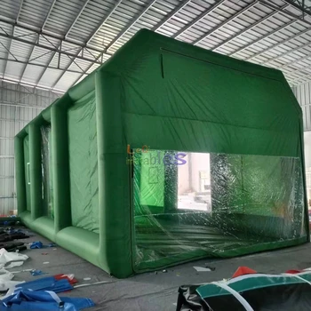 Large Portable Inflatable Spray Paint Booth Custom Inflatable Car Workstation For Sale