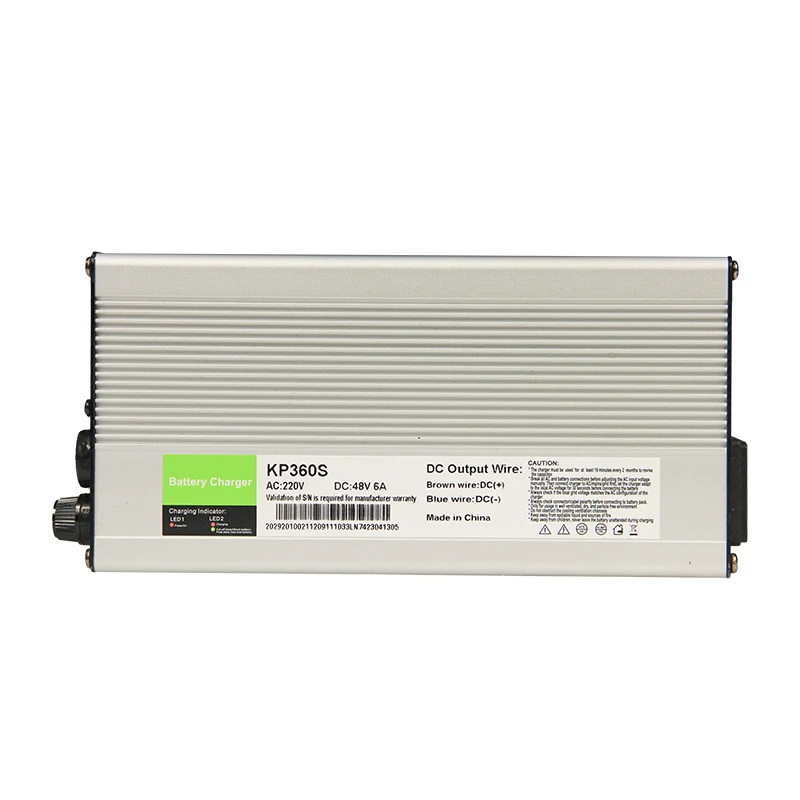 360W 48V6A 36V8A 24V12A Ifepo4/lithium Ion Battery Charger  MCU 72V Battery Charger  for Electric Bike/scooter