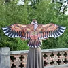 Bout renforcé doré aigle plat 1,55 m