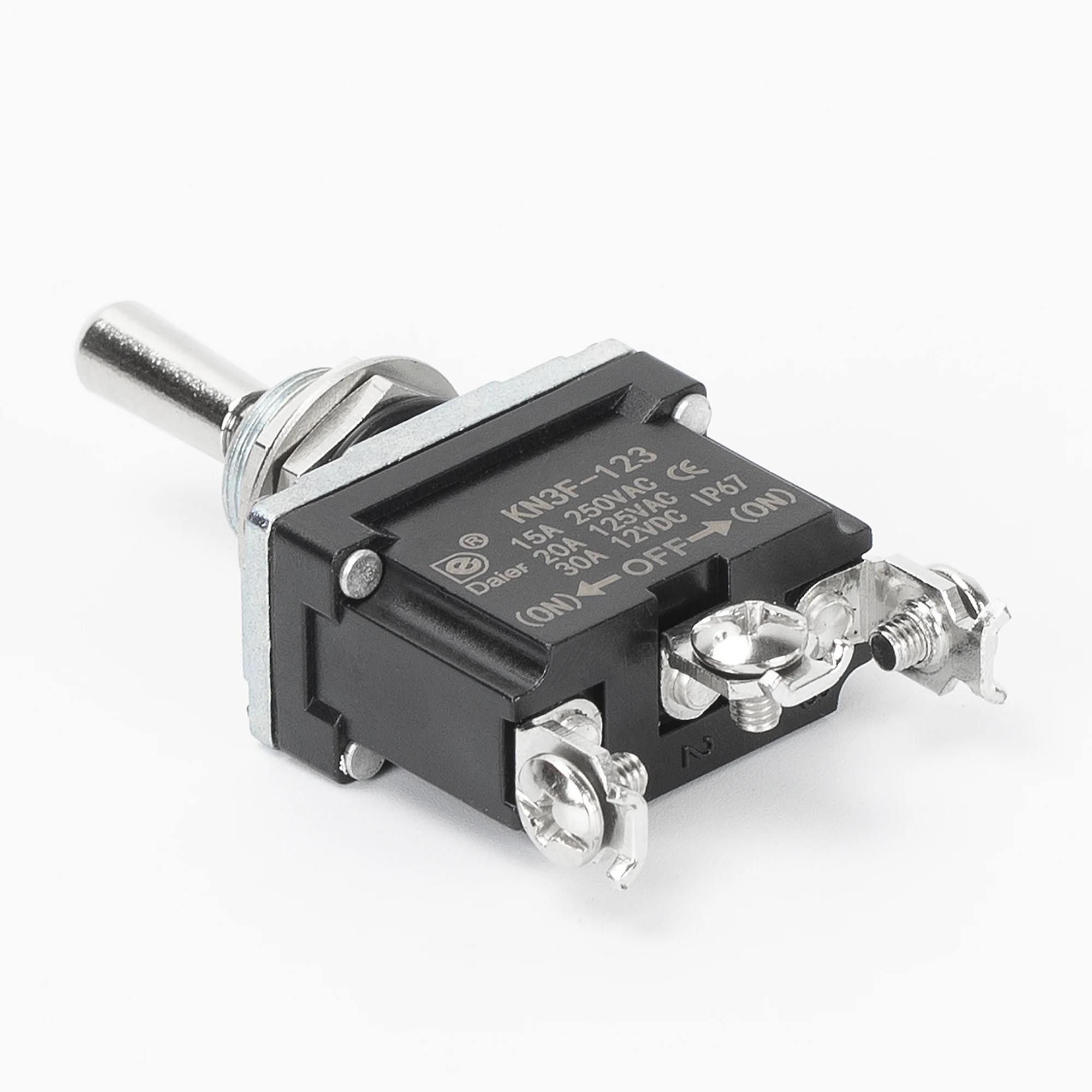 Interruttore Impermeabile IP67 12V DC 20A – Alta Corrente, Per Uso Esterno, Con Terminali Stagni, Fai Da Te