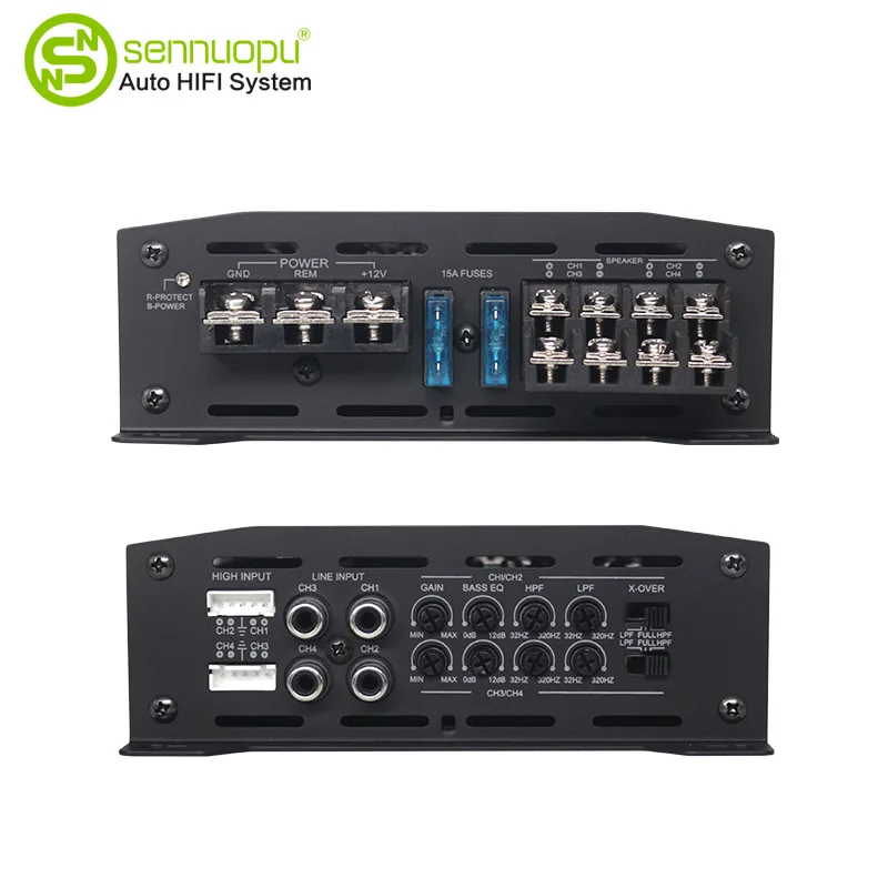 Sennuopu Car Sound Processor Full Range Car Amplifier Dsp Audio Processor