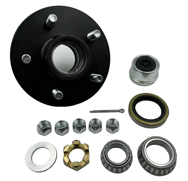 Stud Bearings And Dust Cover Parts For The Installation Of Factory Direct Selling Trailer Wheel Axles And Hubs