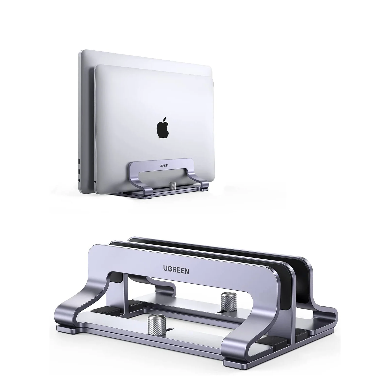 Supporto Laptop Girevole 360° - In Alluminio, Regolabile, Per MacBook E PC - Foto 5