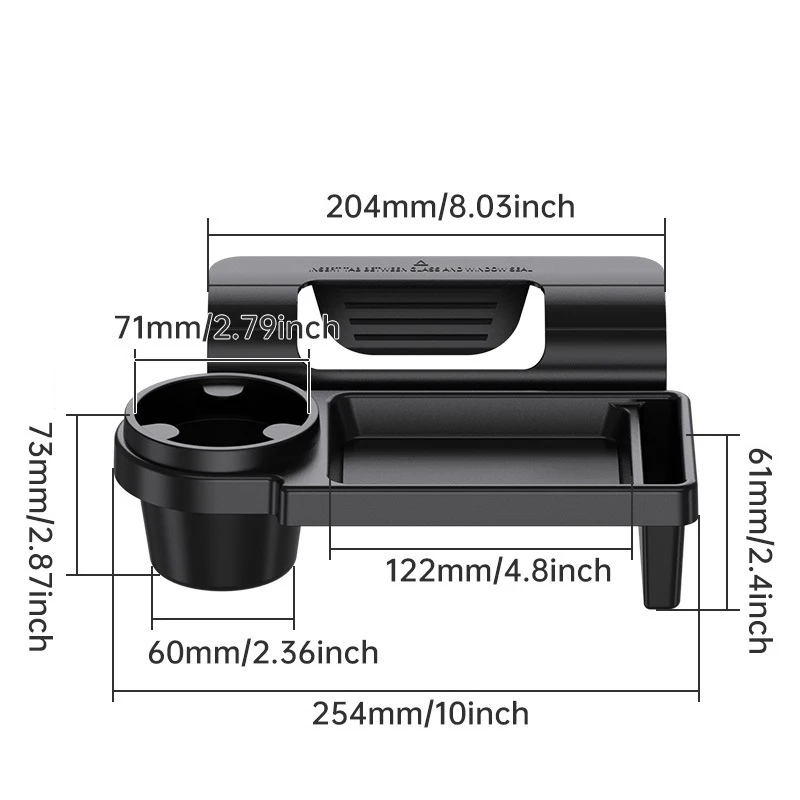 Multifunctional Car Tray & Cup Holder Extender