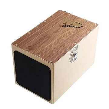 Gecko Factory Supply Drumset Musical Instruments Hot Sale Walnut Wood Maple Tapping Box Cajon Drum Box with Adjustable Snare