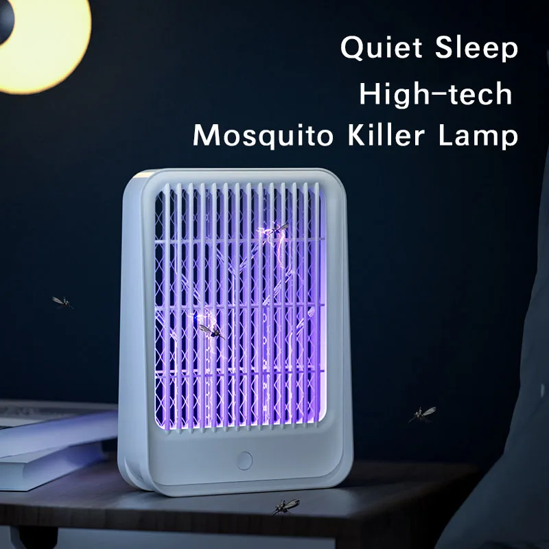 Non-poisonous baby safe photocatalys high voltage killing mosquito lamp uv led attracts mosquito trap factory