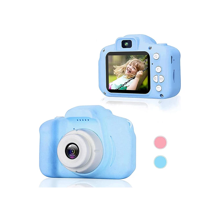 1080P HD 2 дюймов экран принтом «камера» для детей игрушки мальчиков и девочек Рождественский подарок на день рождения цифровая видеокамера мини воспроизводить видео
