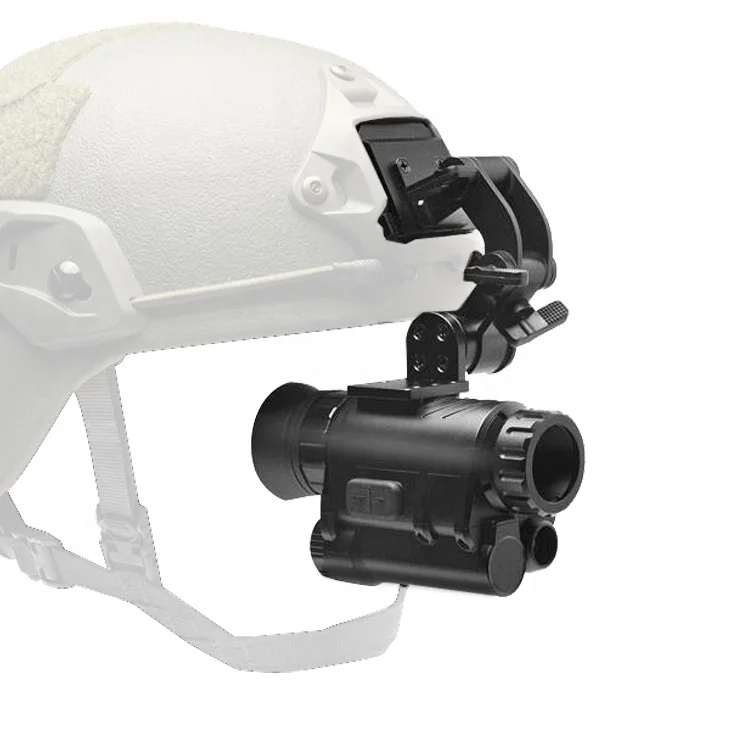 NVG30 Night Vision Monocular Goggle with Helmet Mount Infrared Digital Night Vision Scope 4 Color Modes for Hunting