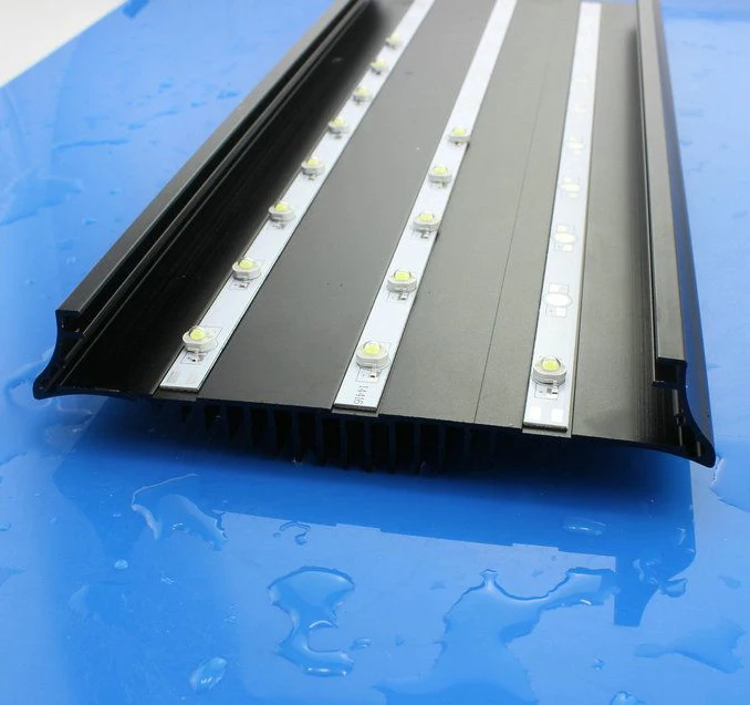 Aluminum Track Rails Led Curved Aluminium Profile Electronic Heat Sinks ...