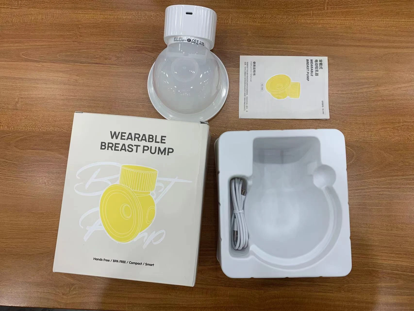Wireless Hands Free Breast Pump Wearable Breast Pump Rechargeable