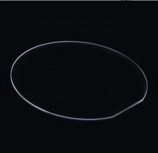Factory OEM Polished Transparent 4 Inch ultra Thin 0.3mm/0.5mm D263t/quartz Glass Disc Wafer