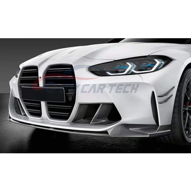 For 2021-2022 Bmw G80 M3 G82 M4 Dry Carbon Fiber Front Bumper Air Vent ...
