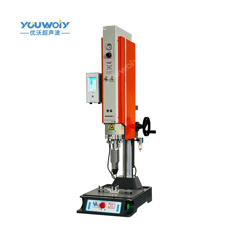 Professional CE Testified LCD Digital Control Intelligent Ultrasonic Welding Machine for Lanyard Ribbon Card Holder