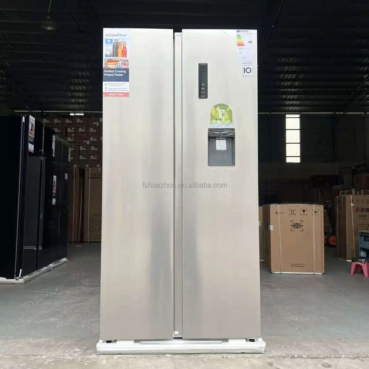 Hisense OEM HUAZOS Side by Side Double Door Fridge Big Capacity