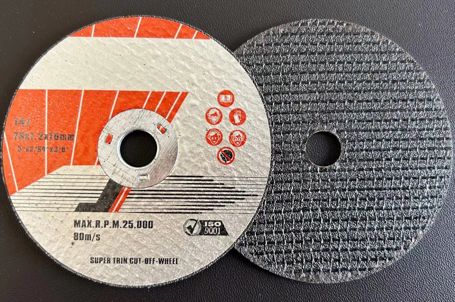 Сверхтонкое режущее колесо для металла и нержавеющей стали, 3 дюйма, 75x1,2x9,5 мм