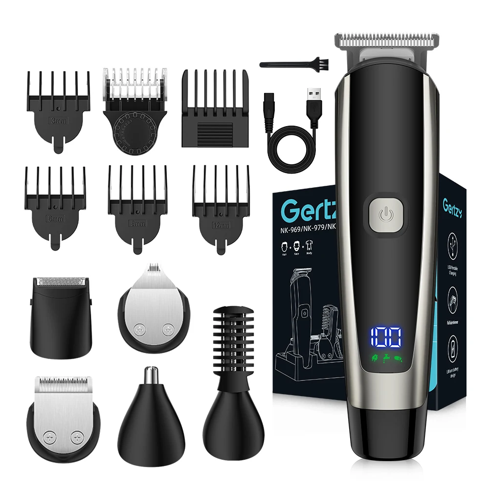 Hot Selling Rechargeable Electric Hair for Clipper Set Multi-Functional Push Shear Stainless Steel Blade for Household Hotel Use