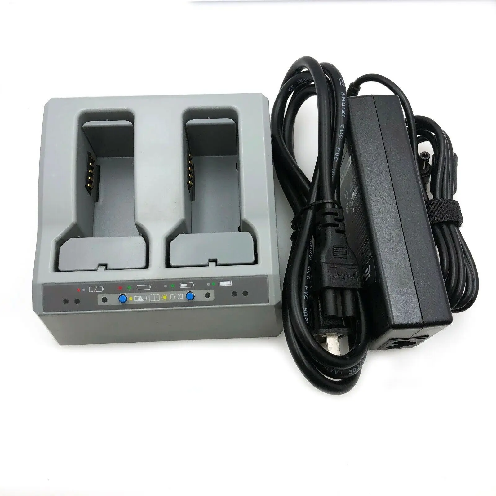 New Trimble Dual Slot Two Slots Charger for Trimble GPS S8 S6 R10 R12 Battery Total Station Double Charger