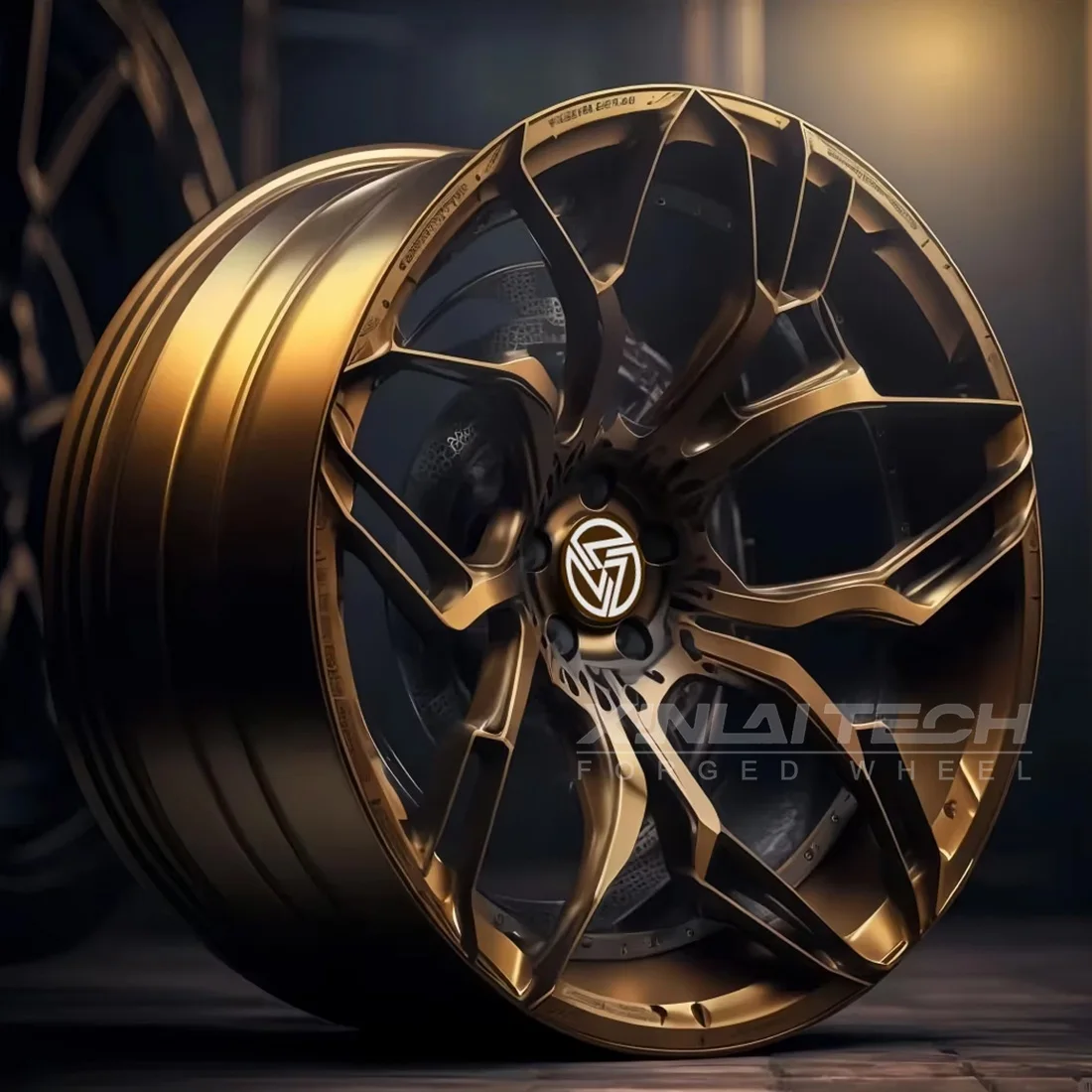 XINLAI Hot Sale 5x120 5x112 5x114.3 18 19 20 21 22 Inch Innovative Design Concept Personalized Custom Wheel - Image 1