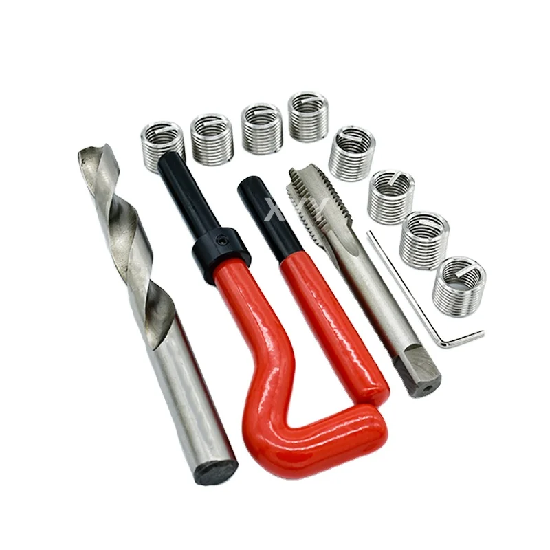 Сертификация ISO M4, 0,7 стальной Резьбовой рукав, набор инструментов для промышленного ремонта автомобиля, винт для удаления зубьев, вставка из цинкового сплава