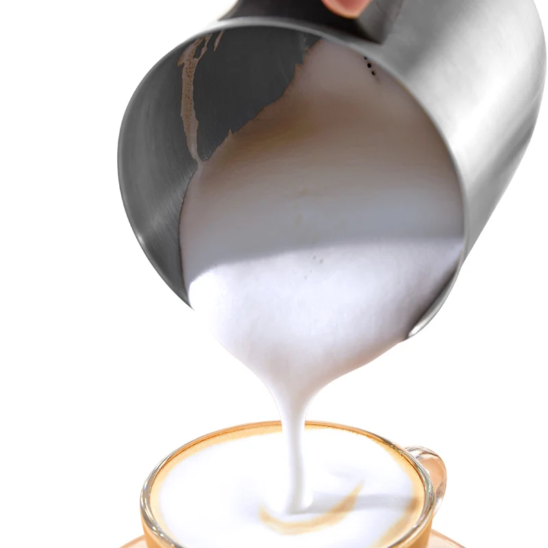 Montalatte Elettrico Yissvic 4 In 1 - Schiumatore Per Cappuccino, Latte Caldo, 600W, 300ml, Bianco - Foto 4