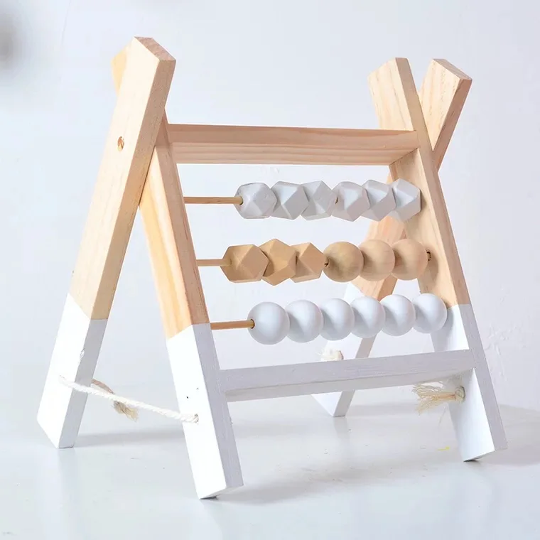 Детский подсчет цифр Математика Обучение деревянные игрушки шарики игра УЧИТЕЛЬ Abacus
