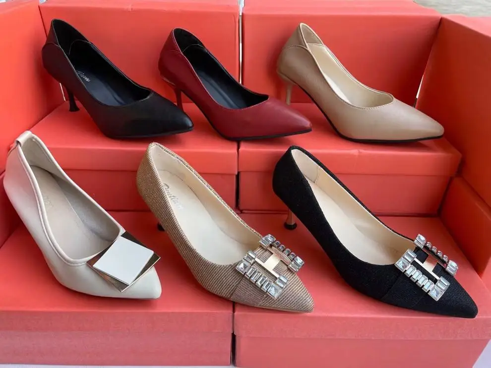 Bulk Wholesale Mixed Fashion New Arrival Casual Beautiful Women Heels Sandals