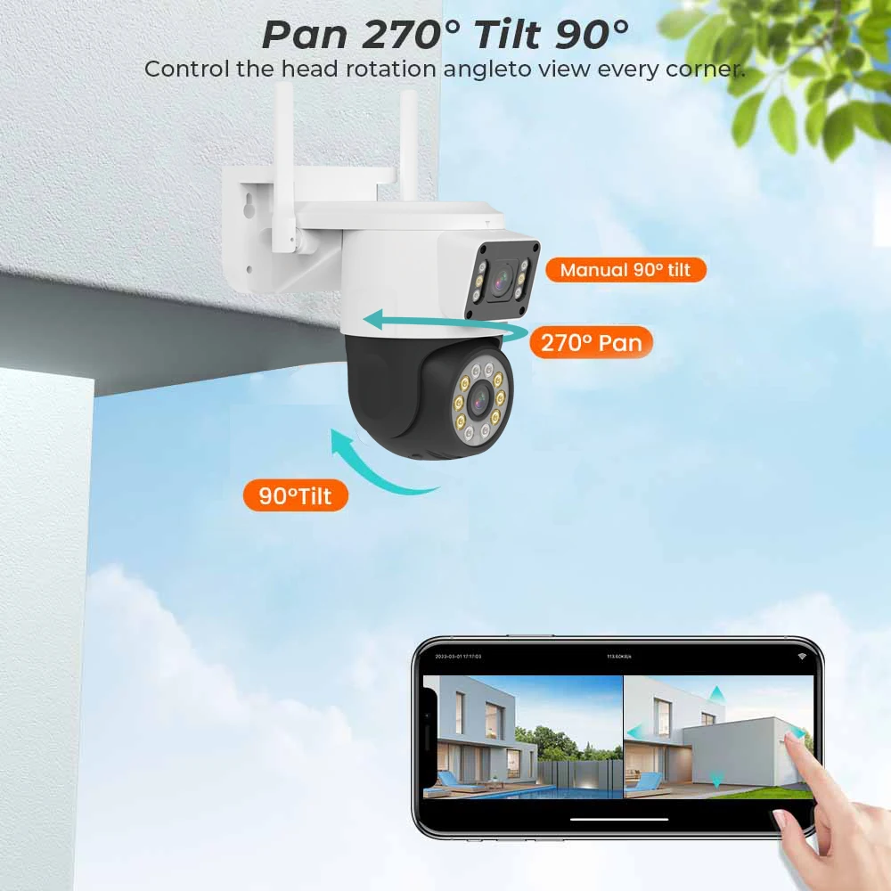 V380 Yoosee 2mp Cctv Wireless Camera Wifi Outdoor Color Night Vision ...