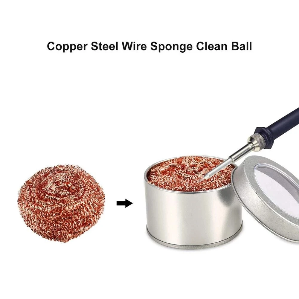 Cleaning Ball Desoldering Soldering Iron Mesh Filter Cleaning Nozzle