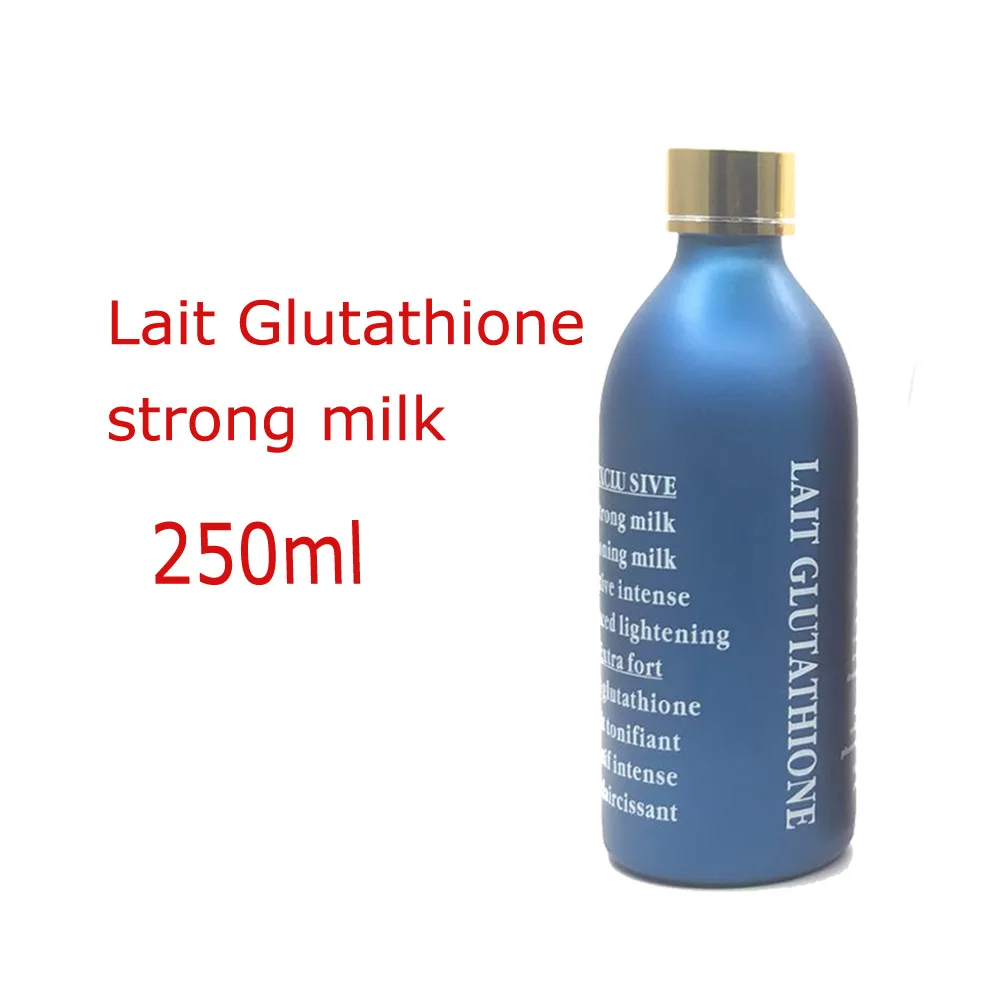 Best Blue Lait Gluta 250ml OEM Organic Advanced Lighten Strong Milk  Whitening Body Lotion