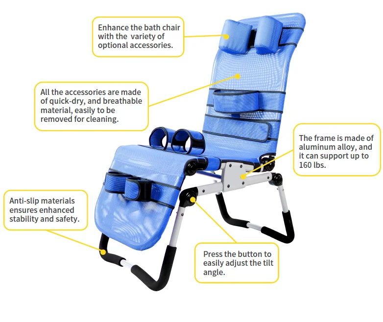 Hedy Bc01 Easy Adjustable Cerebral Palsy Pediatric Bathing Bath Shower Chair For Disabled